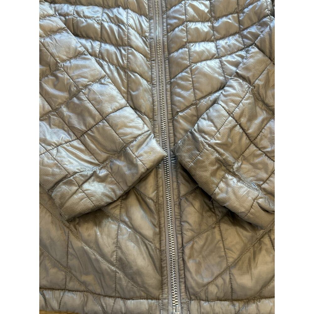 The North Face Thermoball Primaloft Light Puffer Jacket Womens Silver Large - Picture 5 of 16